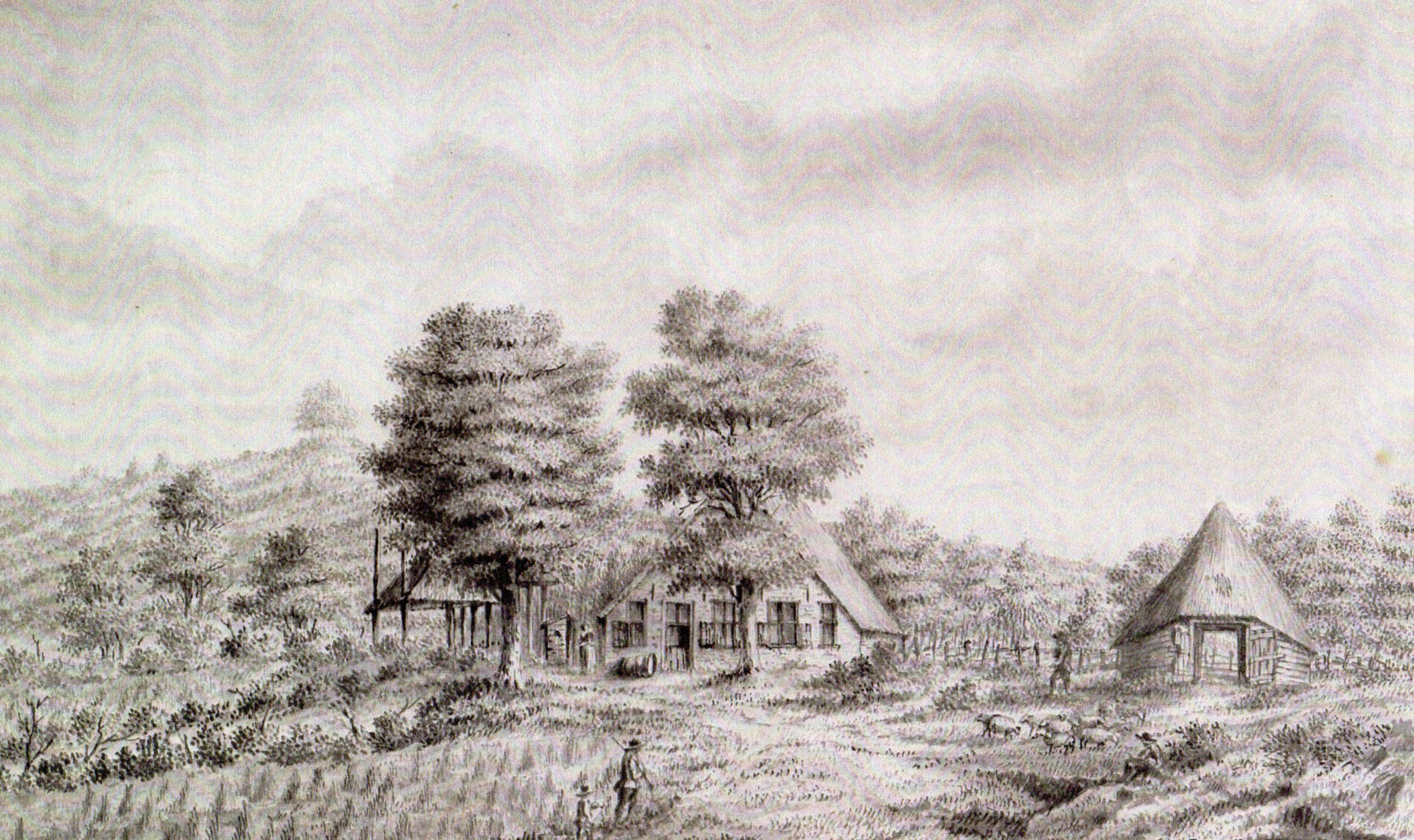 Boerderij in Maarsbergen in 1797